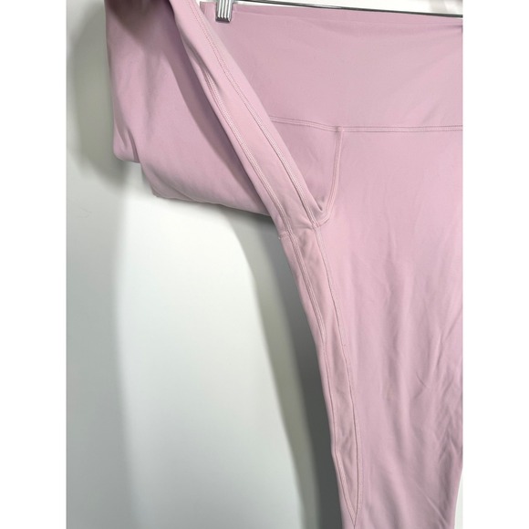 Lululemon Align High Rise Crop 23" Leggings Dusty Rose Blush Pink Sz 8 Run Yoga - Picture 6 of 12